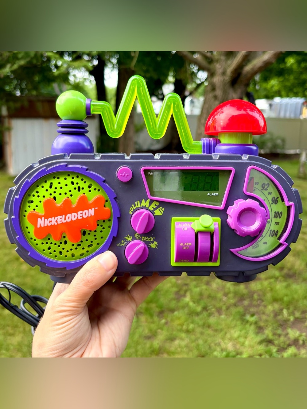 Vintage Nickelodeon Time Blaster Radio/Alarm Clock - Picture 6 of 12
